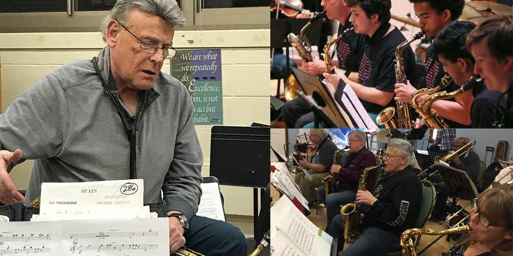 Mike Ficco is well known as a clinician of jazz music on Long Island.